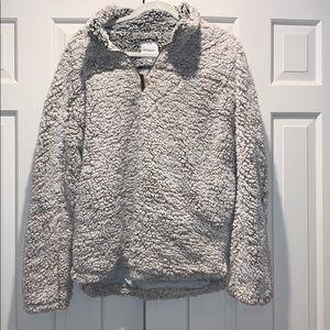 Thread and supply half zip